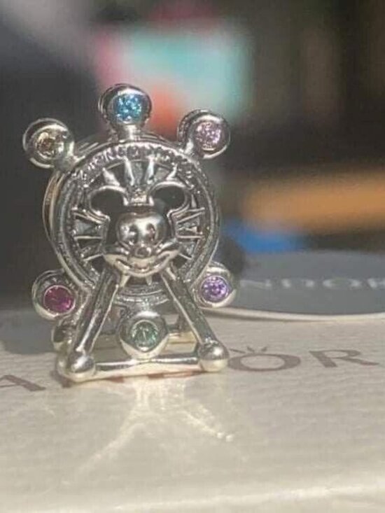 Pandora Jewelry - Authentic Disney Pandora Mickey Ferris Wheel Silver Charm 925 Ale